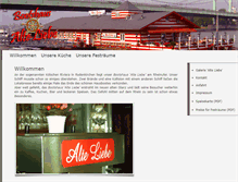 Tablet Screenshot of bootshaus-alte-liebe.de
